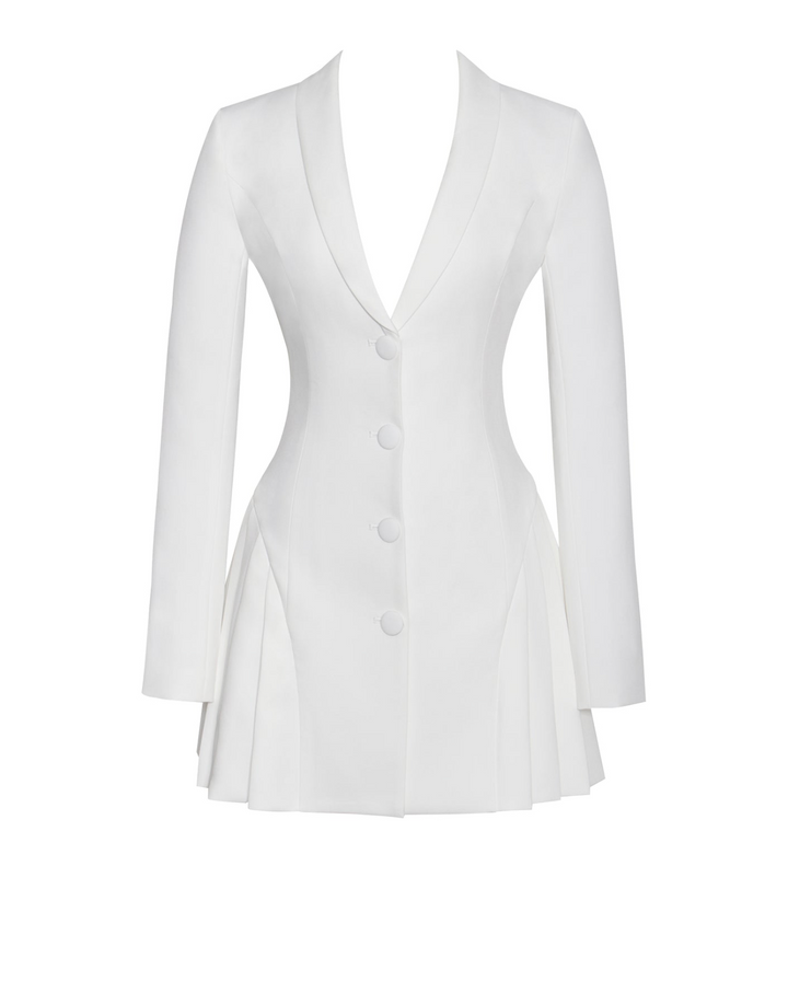 Sonia Pleated Blazer Dress