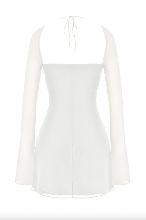 "Angel" Mini Dress - White - TOXIC ENVY BOUTIQUE 