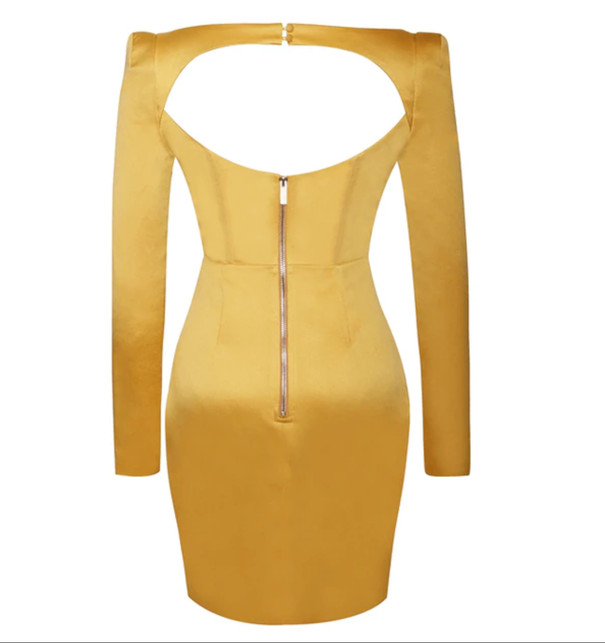 "Nubia" Corset Dress - Gold - TOXIC ENVY BOUTIQUE 